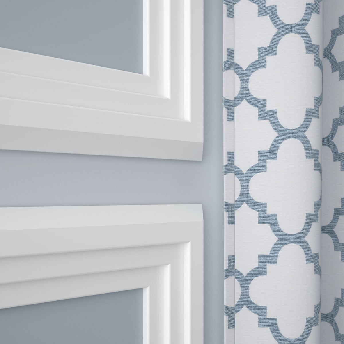 Молдинг ЛДФ под покраску Ultrawood U 004 2200×75×22 фото в интерьере